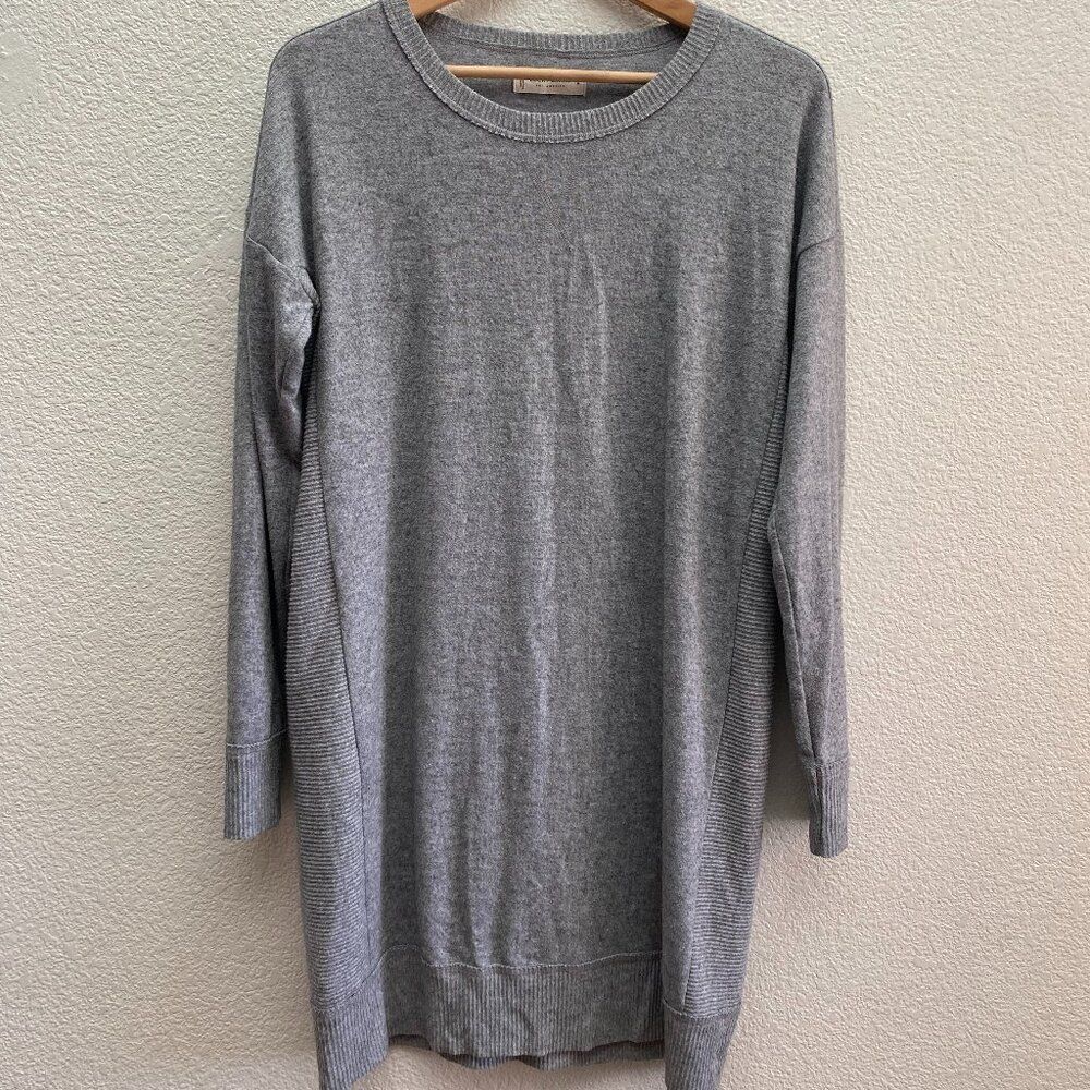 Lucky Brand Cloud Jersey Crew Dress Size Medium Gray Color 7W92017 Long Sleeve